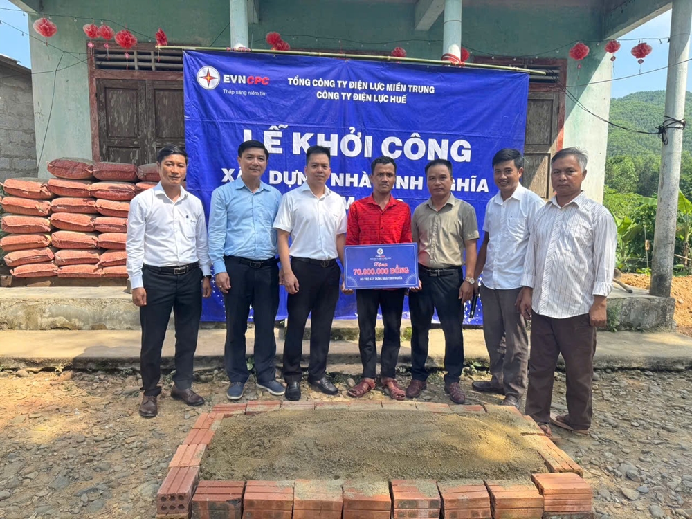 NHÀ NHÂN ÁI ĐƯỢC KHỞI CÔNG XÂY DỰNG NHẰM TRI ÂN CÁC GIA ĐÌNH LIỆT SĨ VÀ NGƯỜI CÓ CÔNG VỚI CÁCH MẠNG